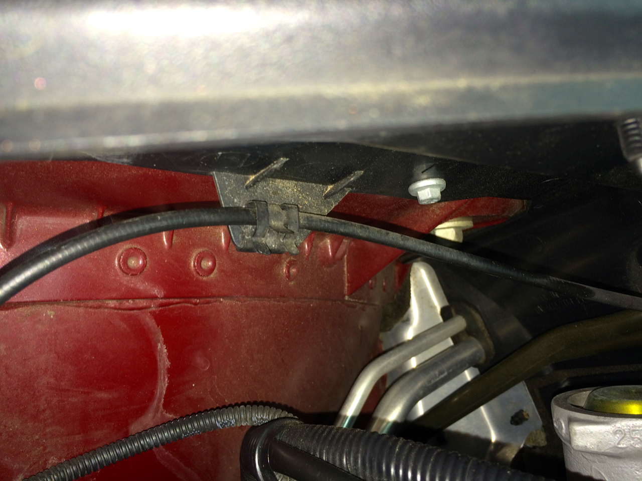 Replacing hood cable Jaguar Forums Jaguar Enthusiasts Forum